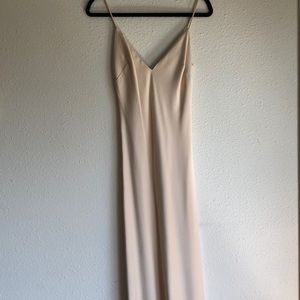 Frame Denim nude slip dress XS